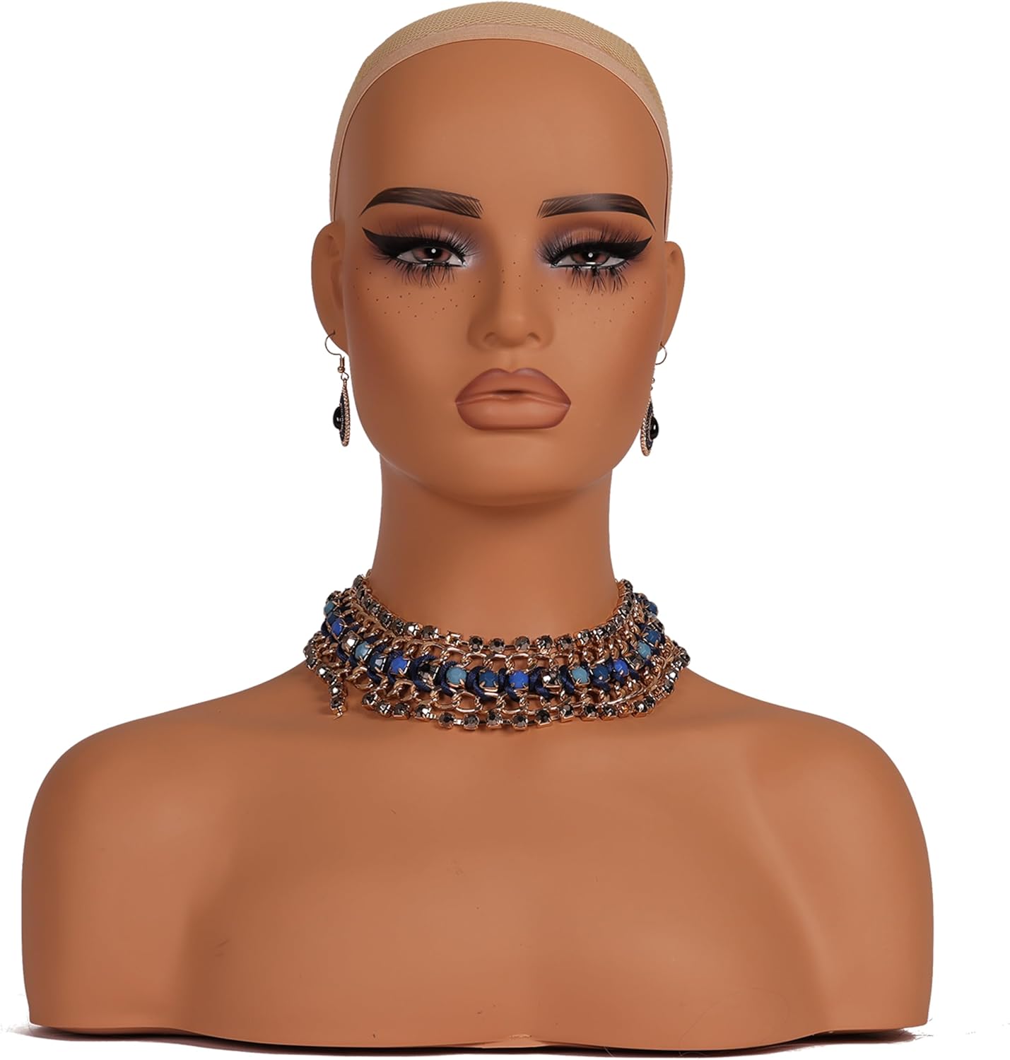 L7 Mannequin Head with Shoulders and Bust Display Prop