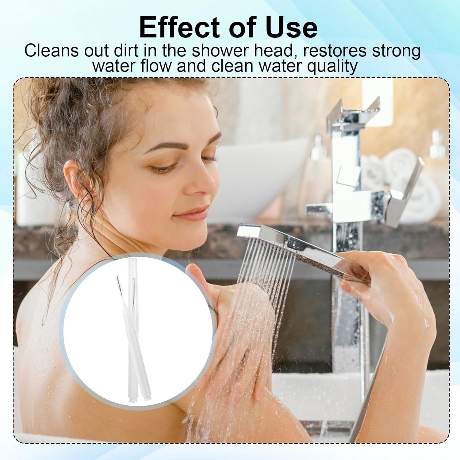 70 PCS Shower Head Cleaning Brush Set with 10 Nozzle Uncloggers