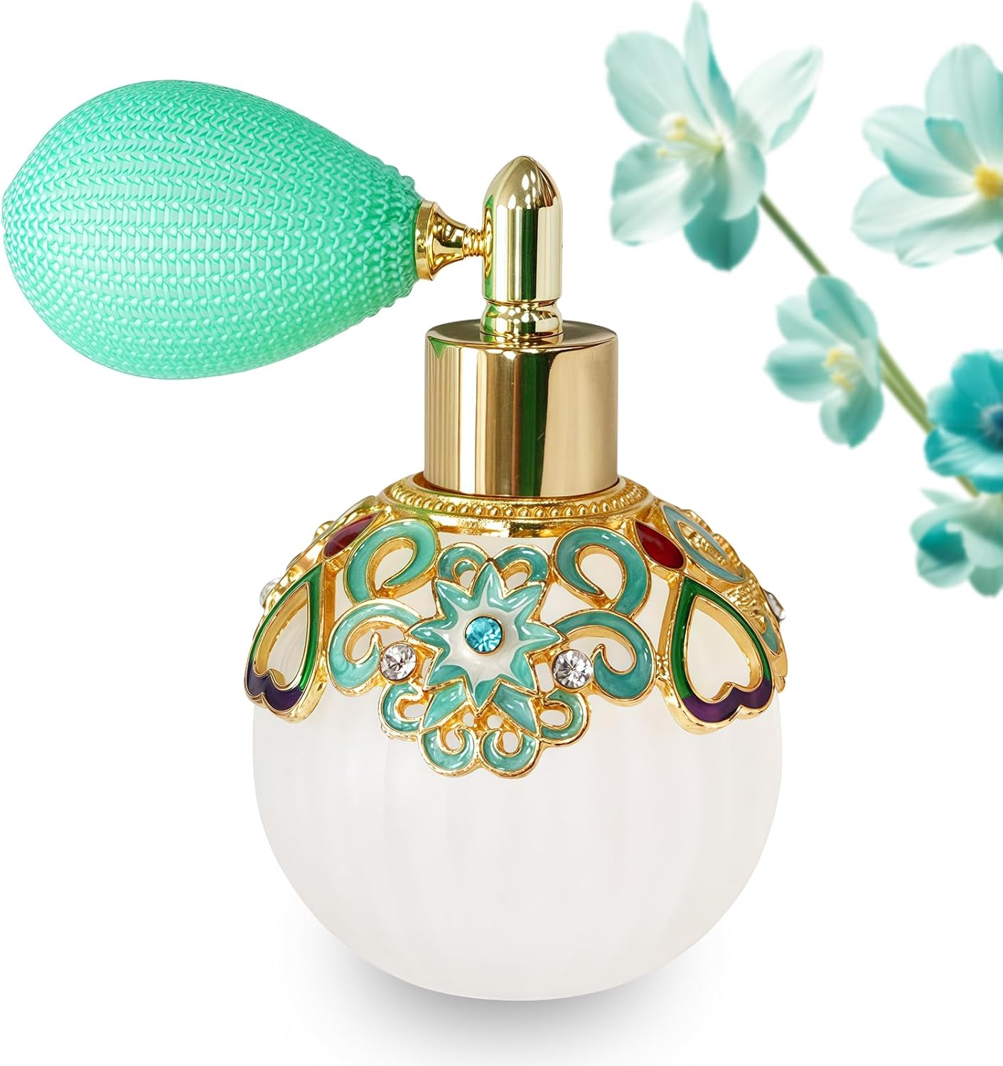 Small Vintage Perfume Bottle 50ml Refillable Atomizer