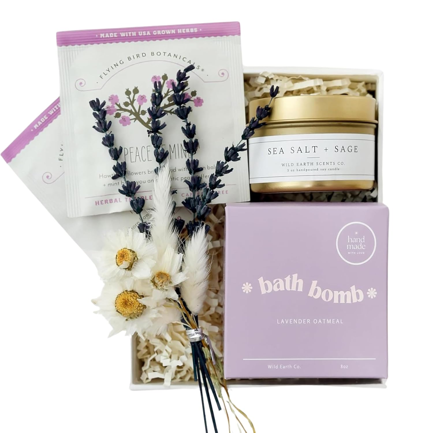 Unboxme Gifts Mini Lavender Spa Gift Set for Women