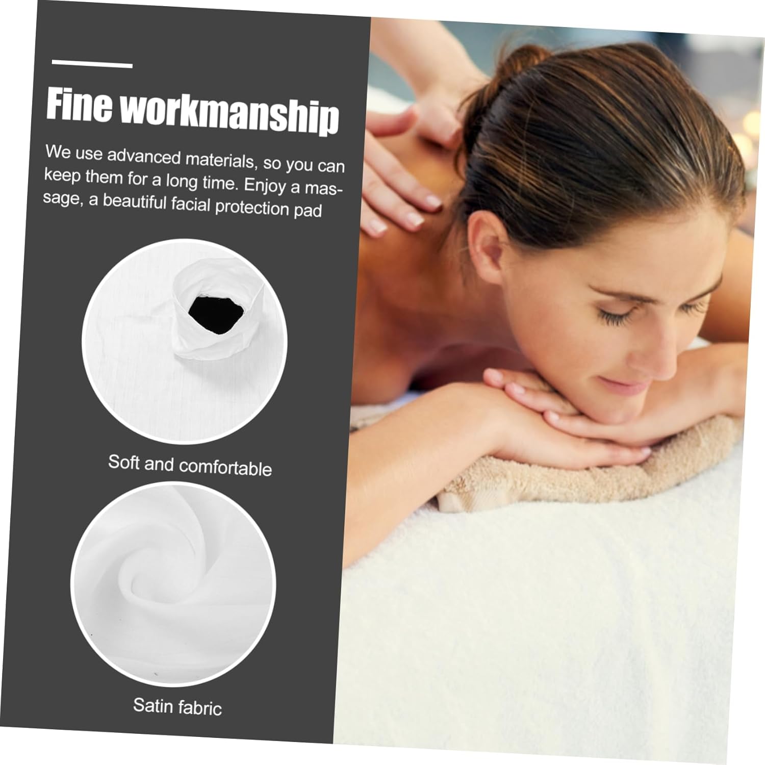 PRETYZOOM 10pcs Breathable Massage Table Pad for Beauty Salons