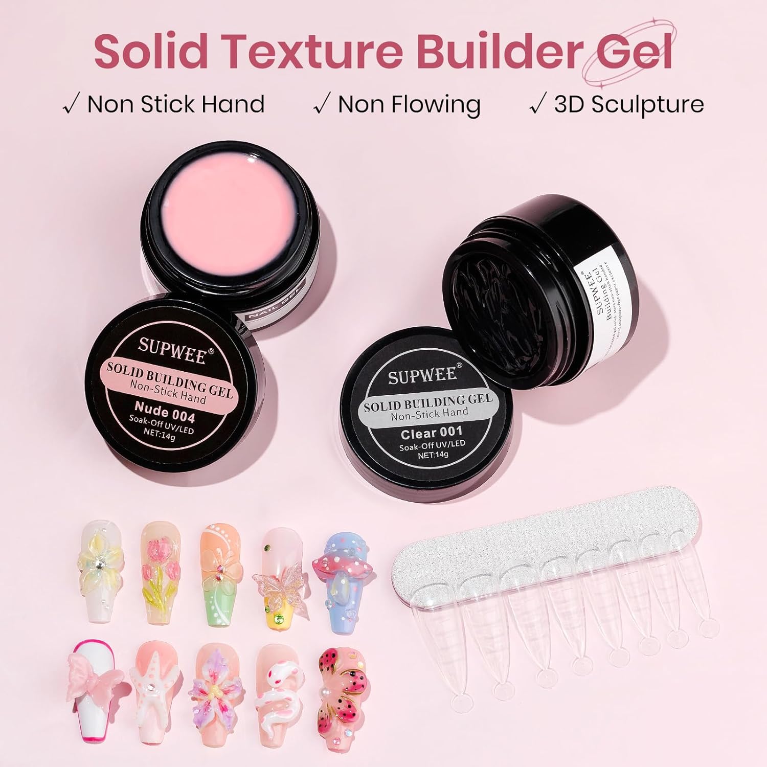 SUPWEE Solid Builder Gel for Nail Art