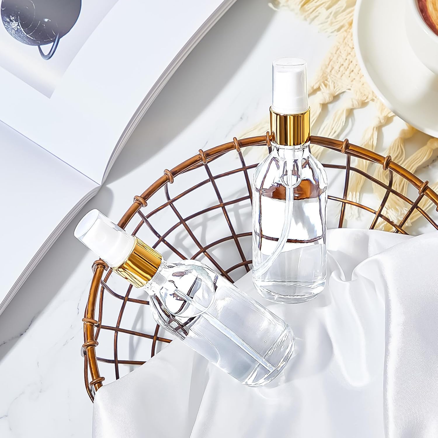 20 Pcs Clear Refillable Spray Bottles for Perfume and Travel