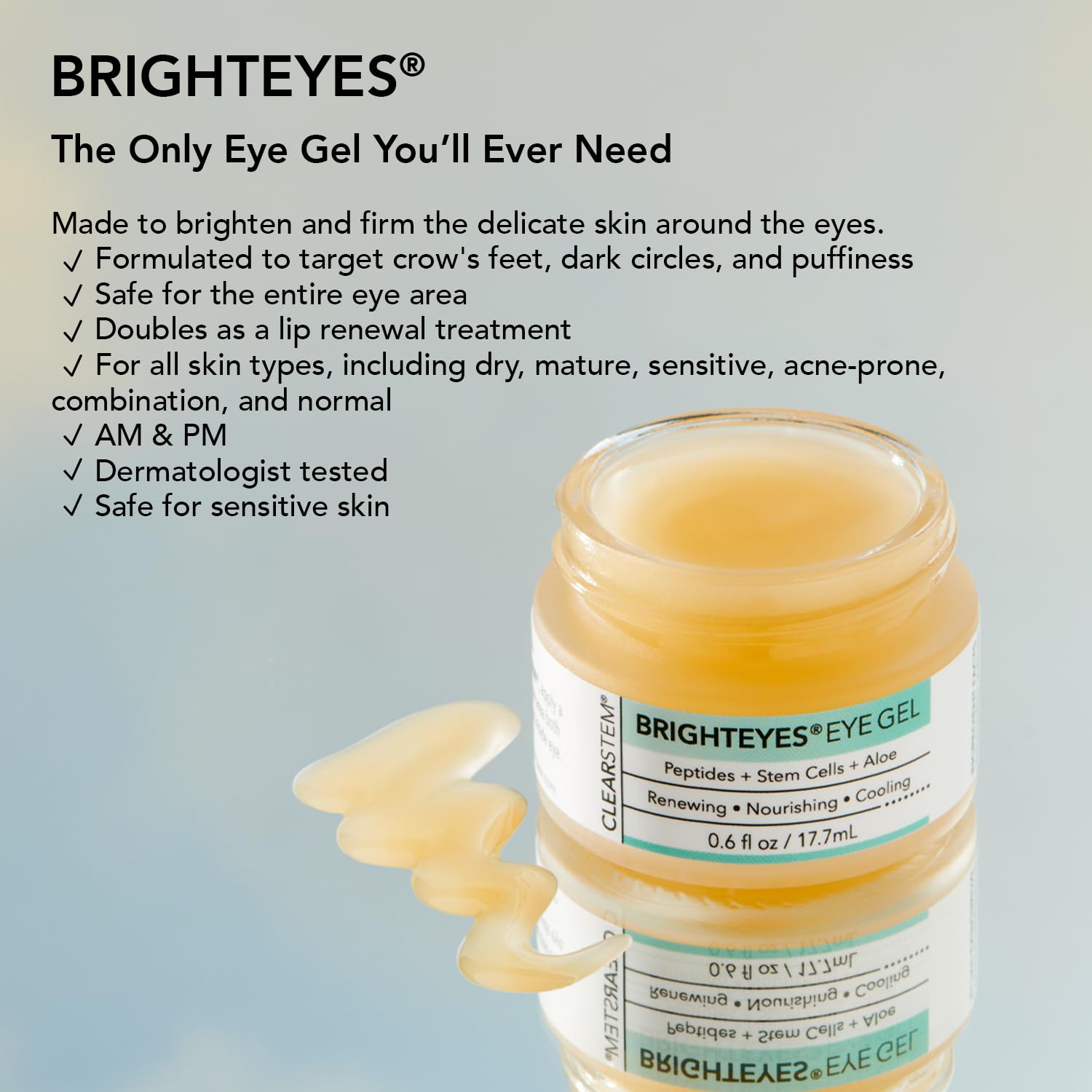 CLEARSTEM BRIGHTEYES Eye Gel 06 Fl Oz