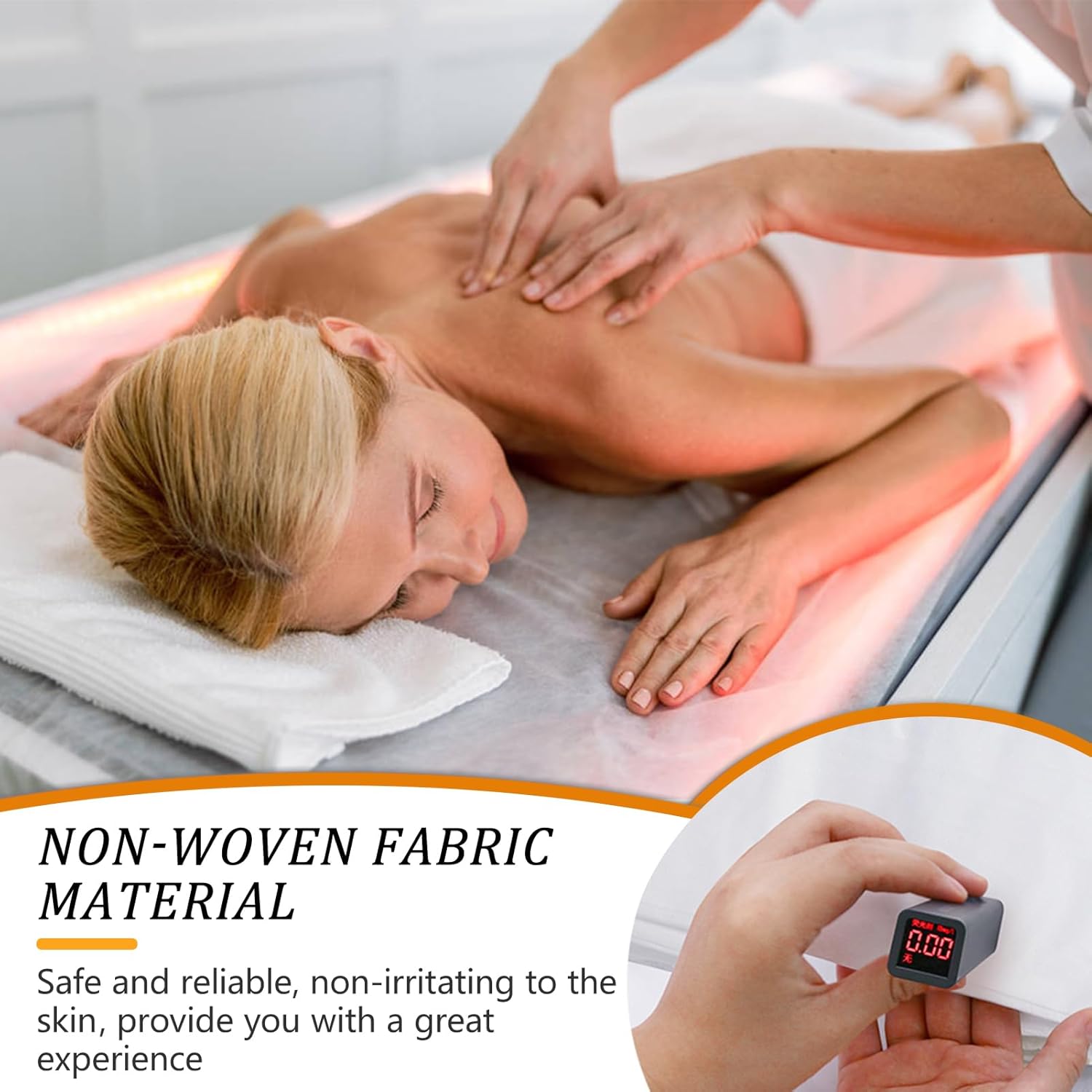 60 Pcs Disposable Fitted Massage Table Sheet Set