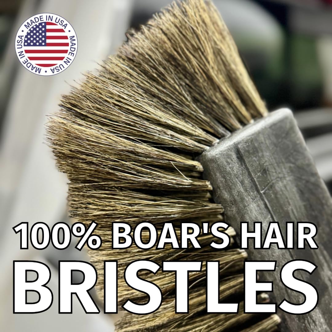 Montana Tri-Angle Boar Hair Car Wash Brush MB-1800