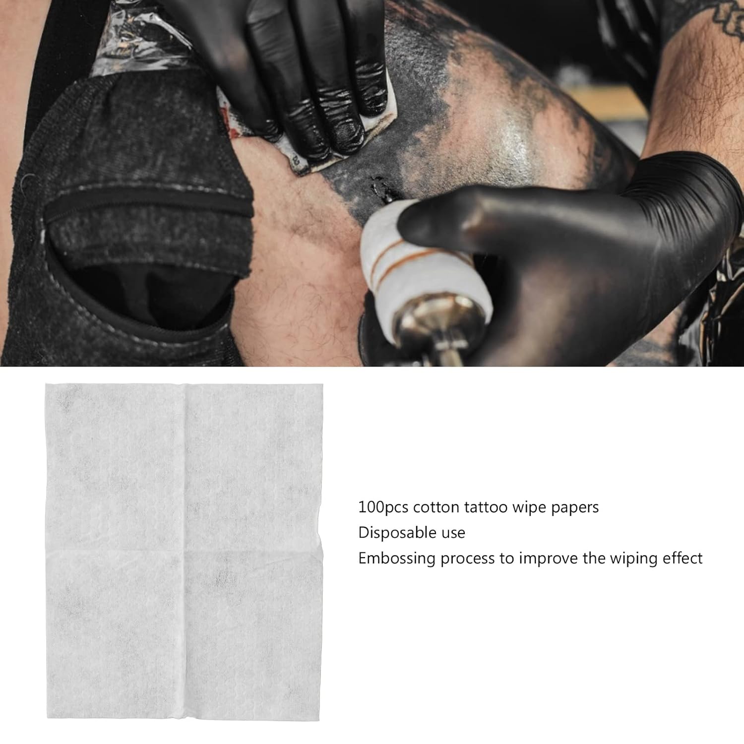 100PCS Professional Disposable Wipes Paper Towels for Beauty Salon