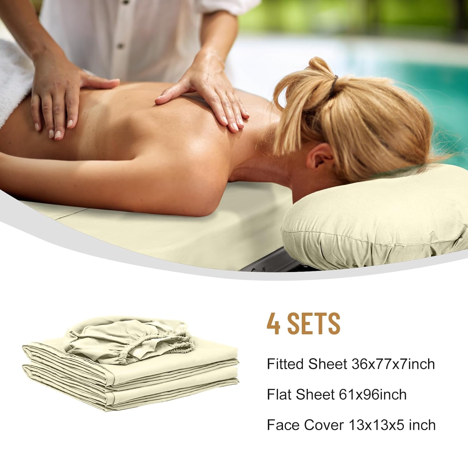 12 Pcs 4 Set Premium Microfiber Massage Linens Set