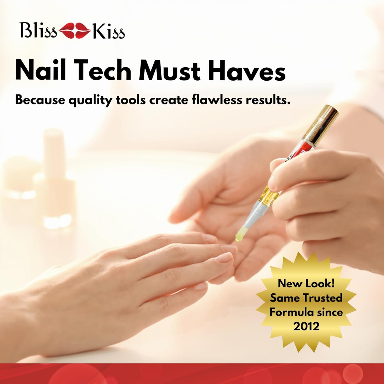 Bliss Kiss Nail Oil Cuticle Pen with Vitamin E and Jojoba