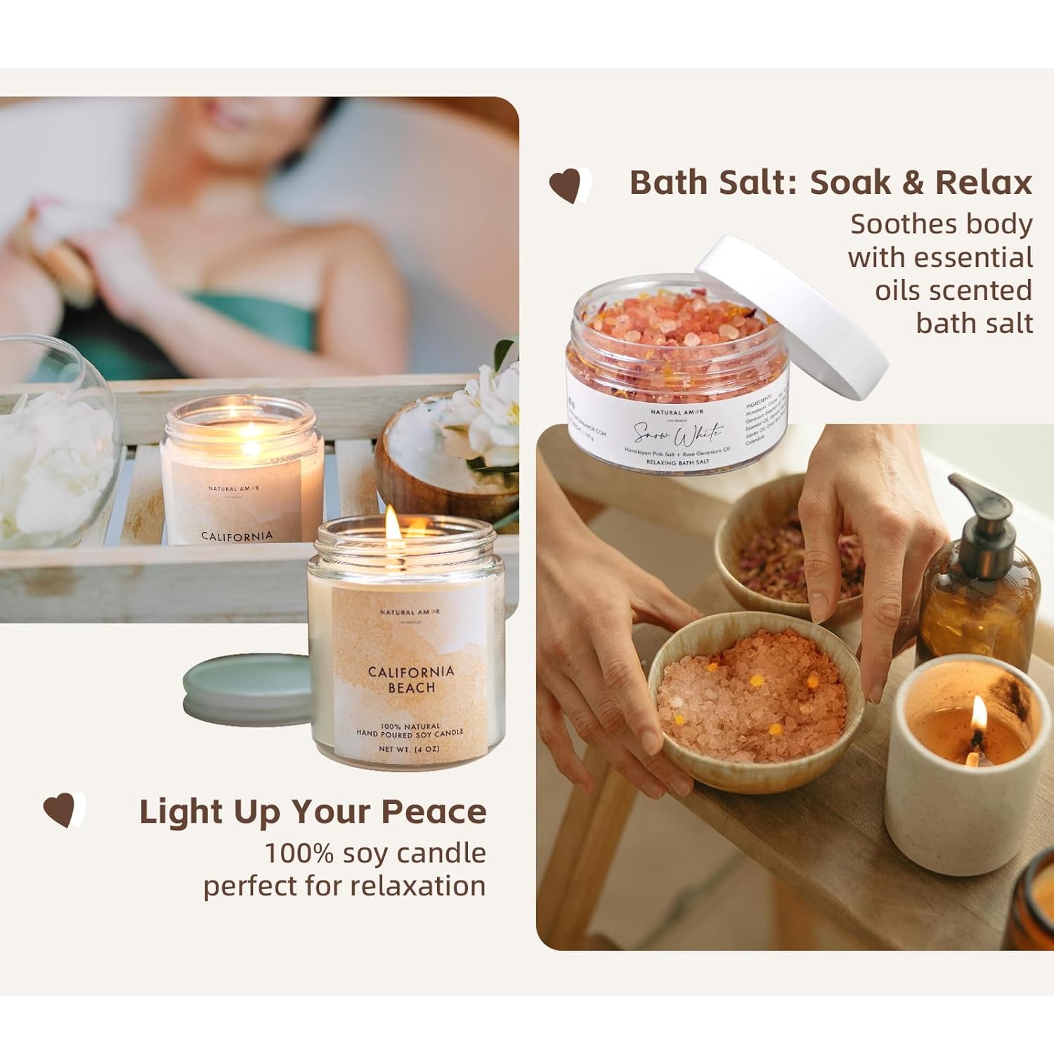 Natural Amor Spa Gift Set for Women