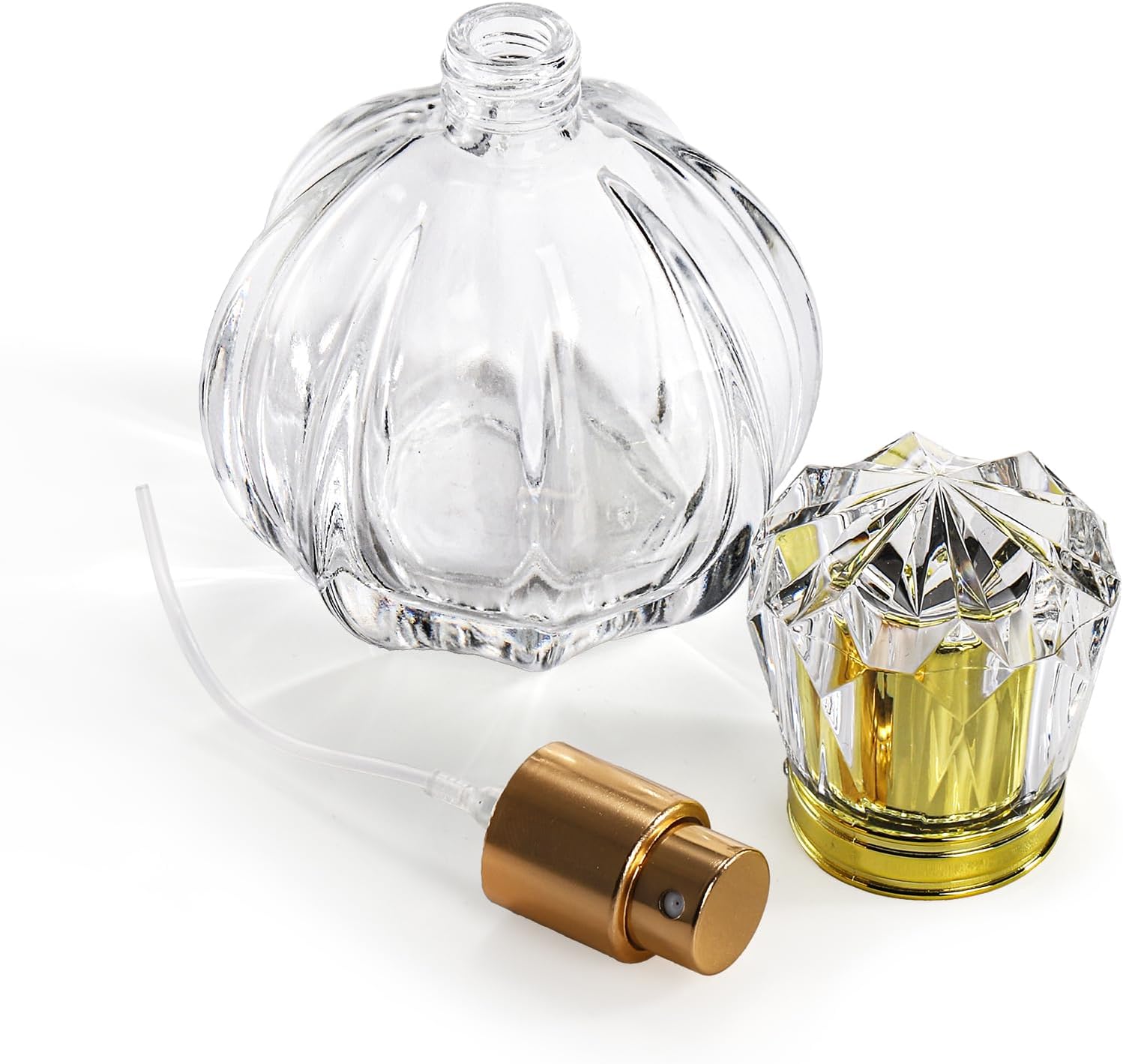 Foraineam 6 Pack 50ml Pumpkin Spray Bottles Refillable Fine Mist Perfume Containers