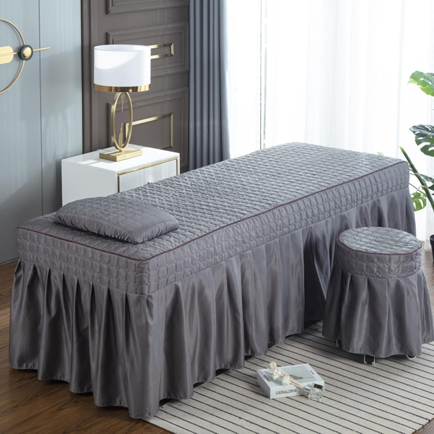 MIPOPS Soft Microfiber Massage Table Linens Set 4 Piece