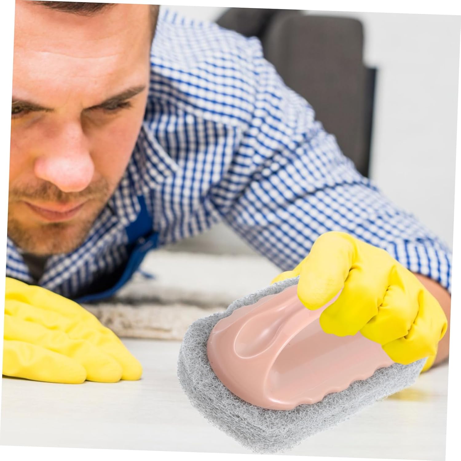 Multi-Purpose Cleaning Brush for Bathroom Tiles and Kitchen Cookware
