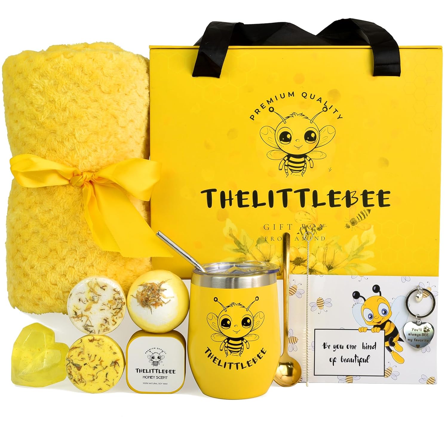 AMIND Little Bee Yellow Gift Box for Women