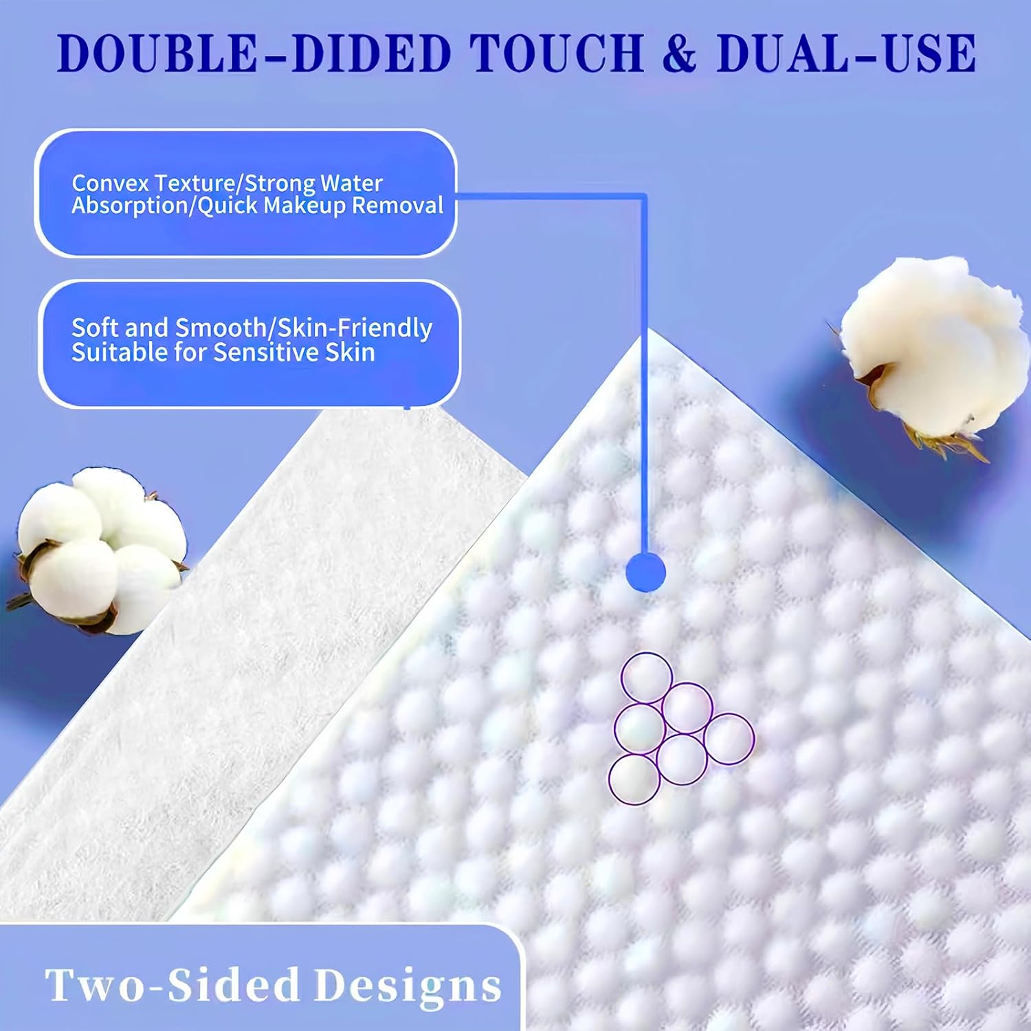 Disposable Face Towel 100 Count Pure Cotton