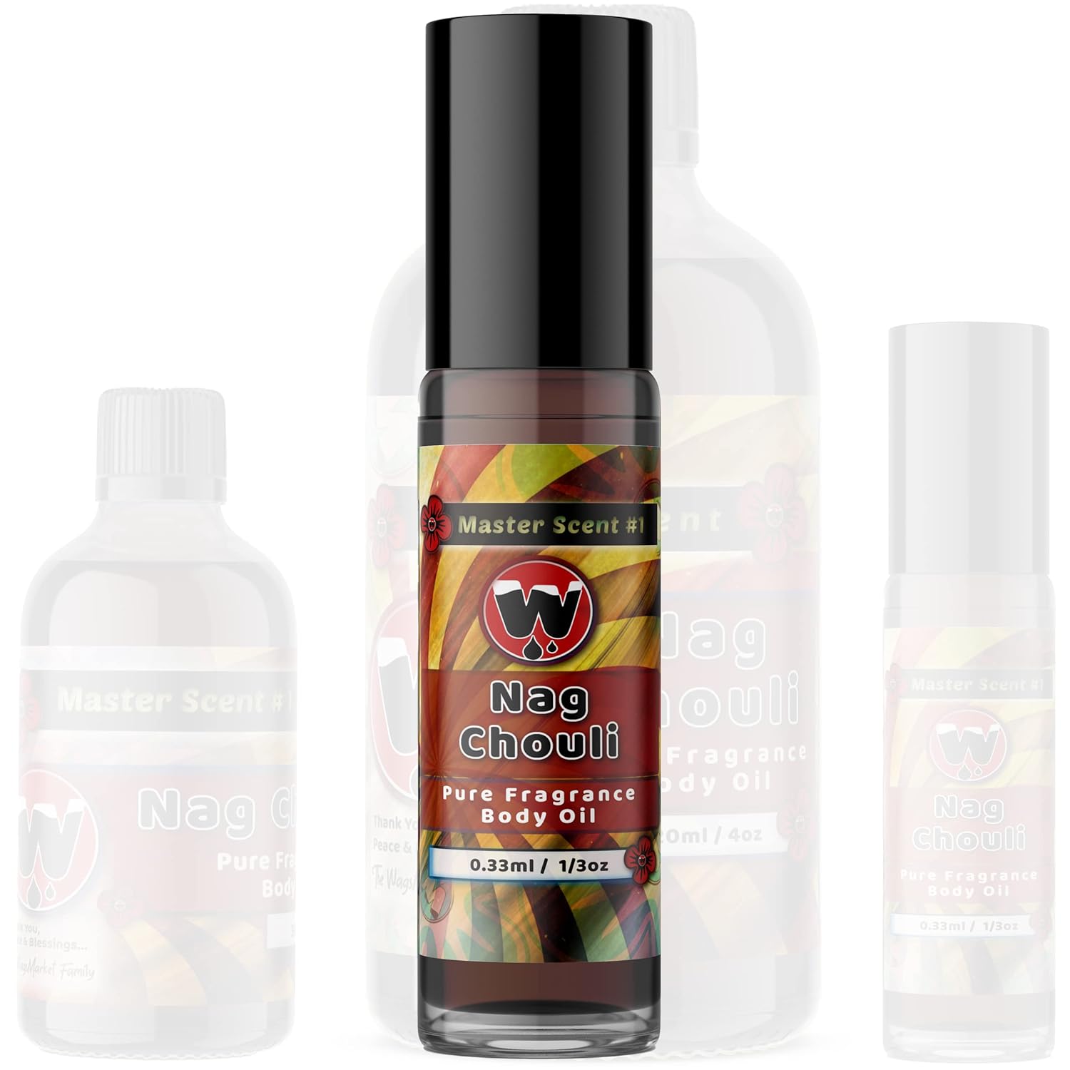 WagsMarket Nag Champa Patchouli Perfume Oil