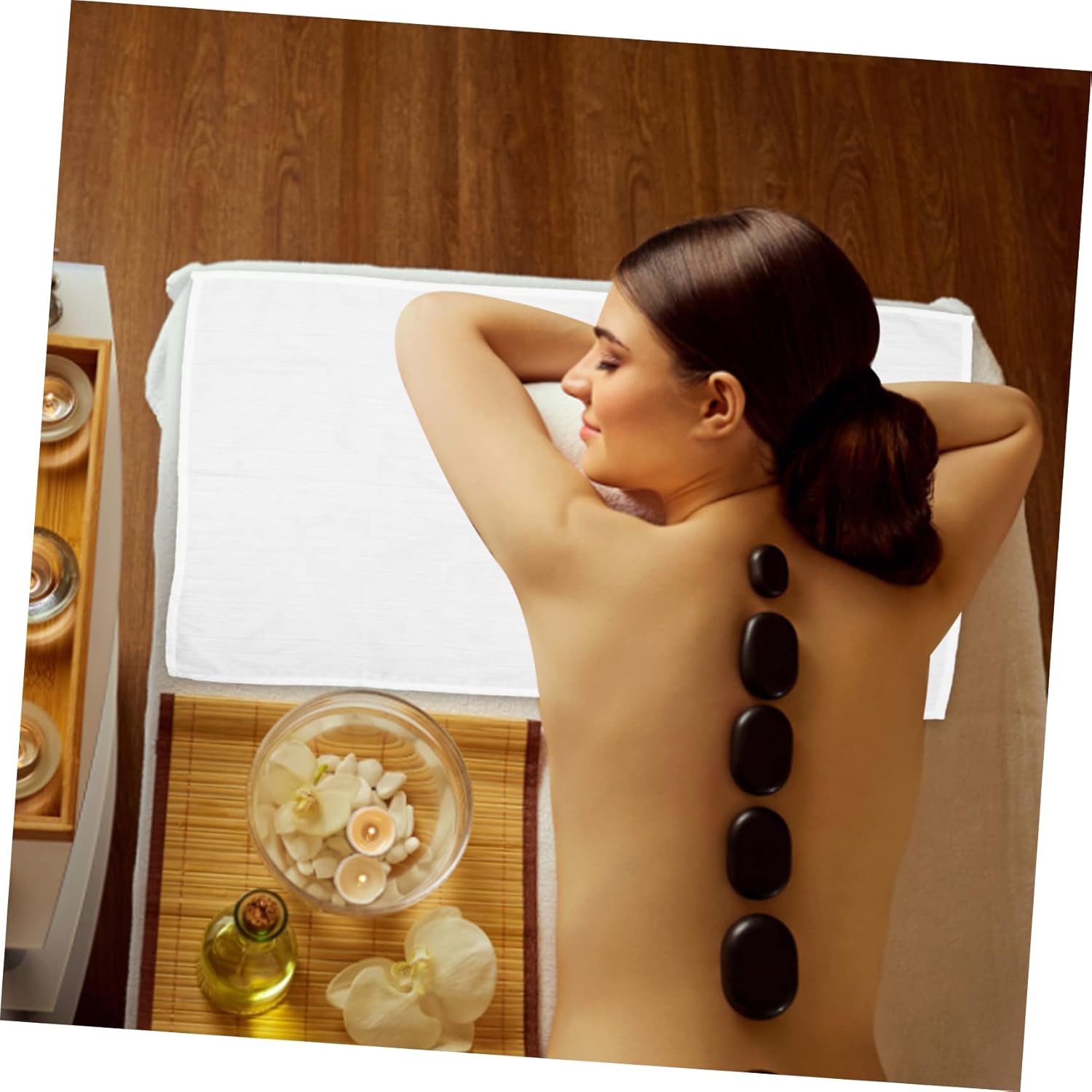 PRETYZOOM 10pcs Breathable Massage Table Pad for Beauty Salons