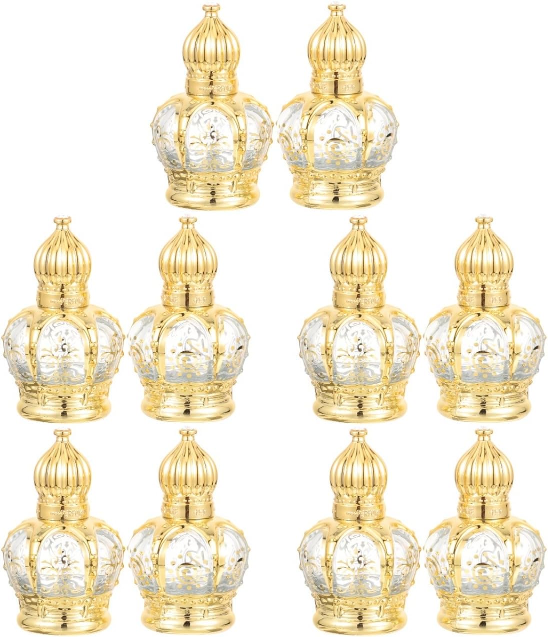 Housoutil 10 Pc Refillable Roller Bottle Set