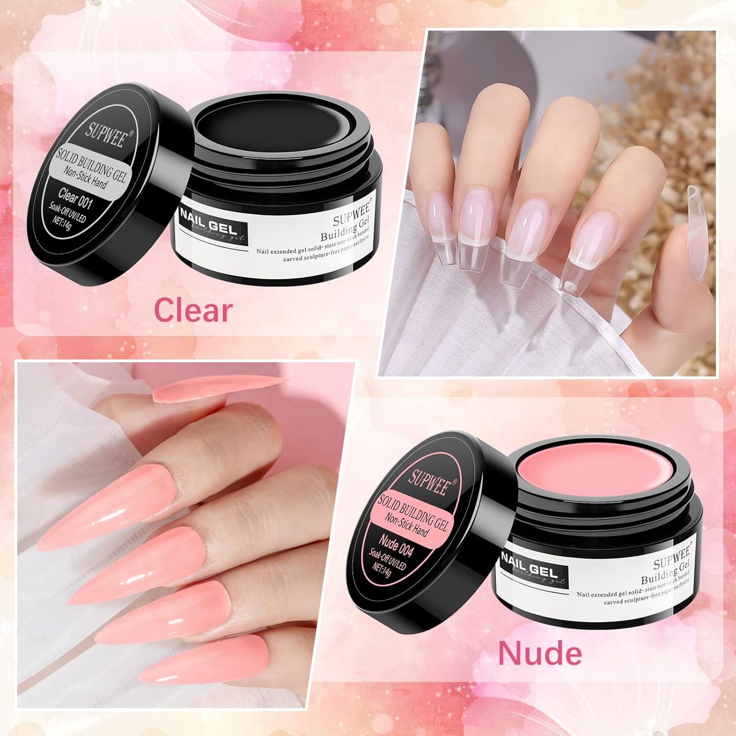 SUPWEE Solid Builder Gel for Nail Art