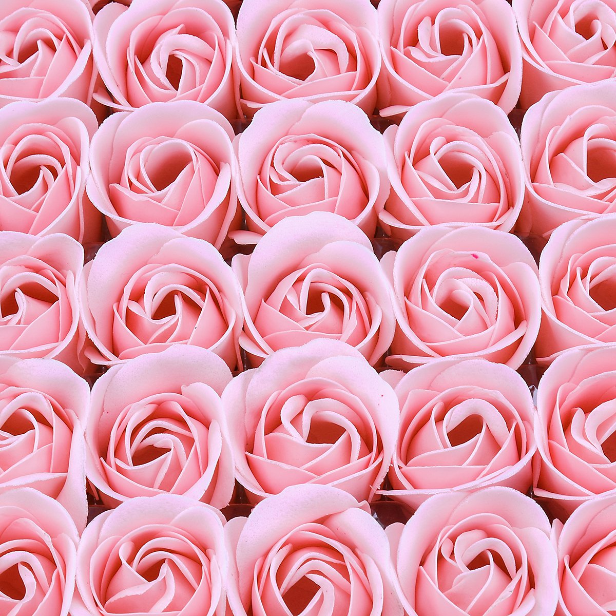 HOUSWEETY 81Pcs Bath Soap Rose Bouquet