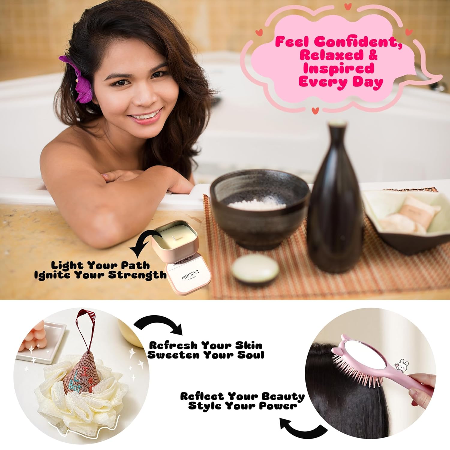 Self Care Kit for Teen Girls Birthday Gift Set