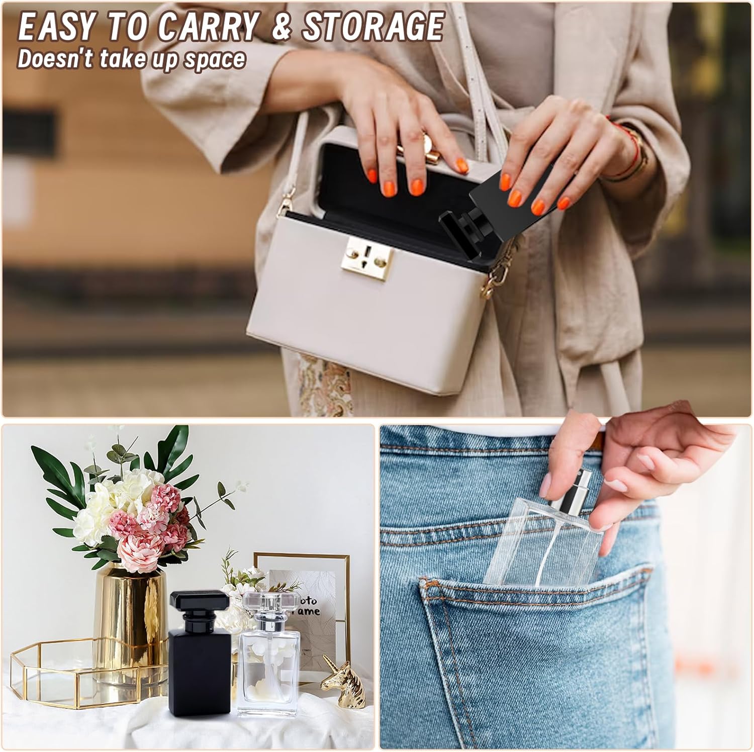 Luxsego 30ML Refillable Perfume Atomizer Bottle
