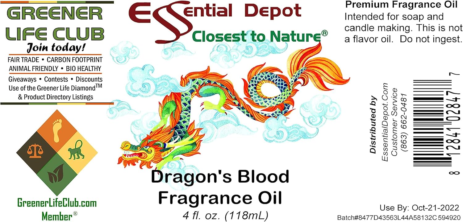 Essential Depot Dragons Blood Fragrance Oil 4 oz