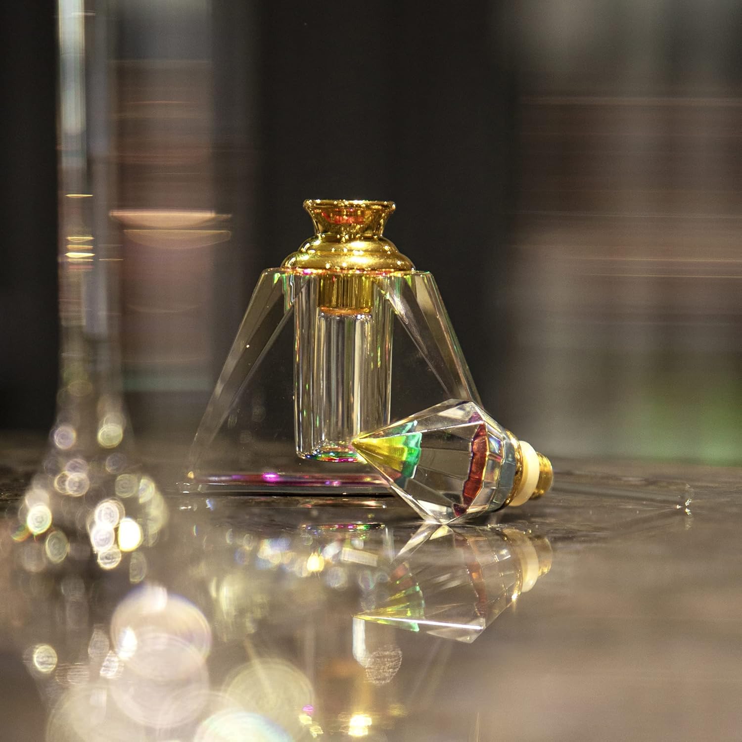 HD Vintage Egyptian Perfume Bottle 3ML Rectangular