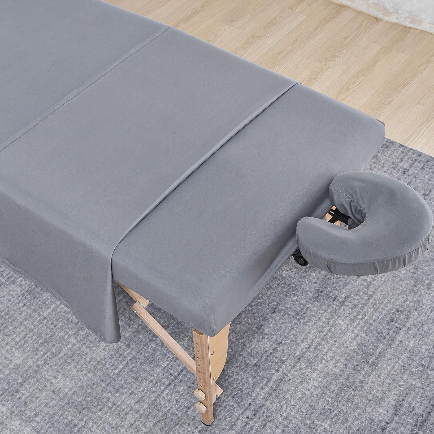 MRJ Microfiber Massage Sheet Set of 3 Pcs Gray