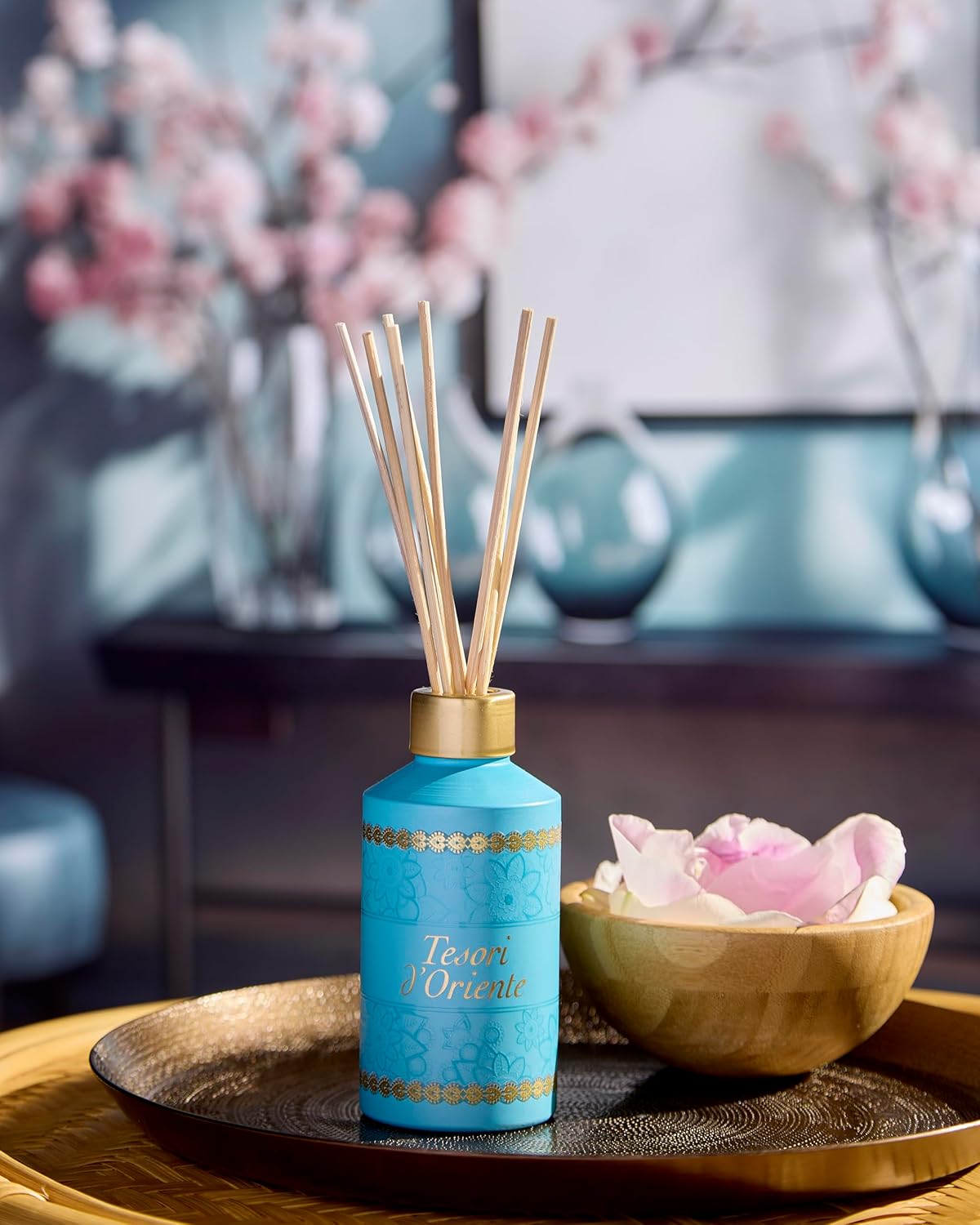 Tesori DOriente Ayurveda Scented Reed Diffuser Set with 8 Sticks 200ml