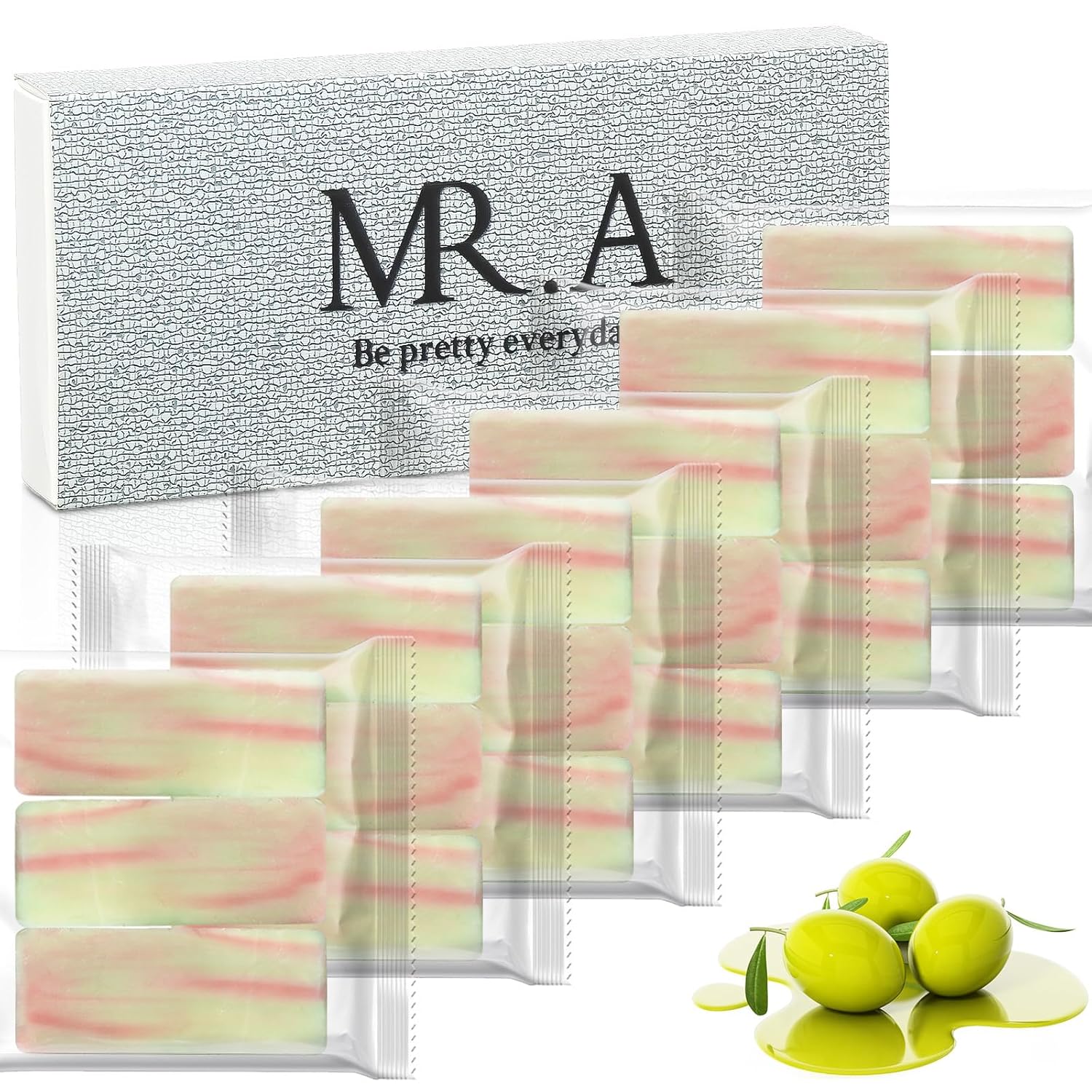 18 Handmade Travel Soaps Individually Wrapped