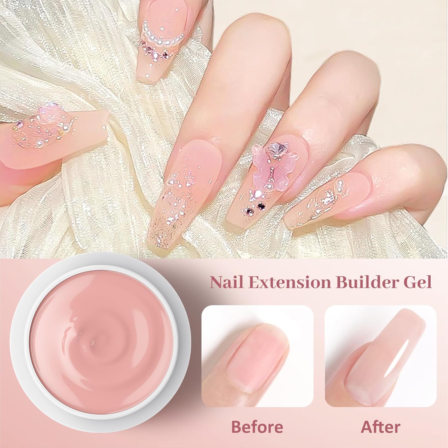 Wenida Solid Builder Gel 15ml Nail Extension Gel