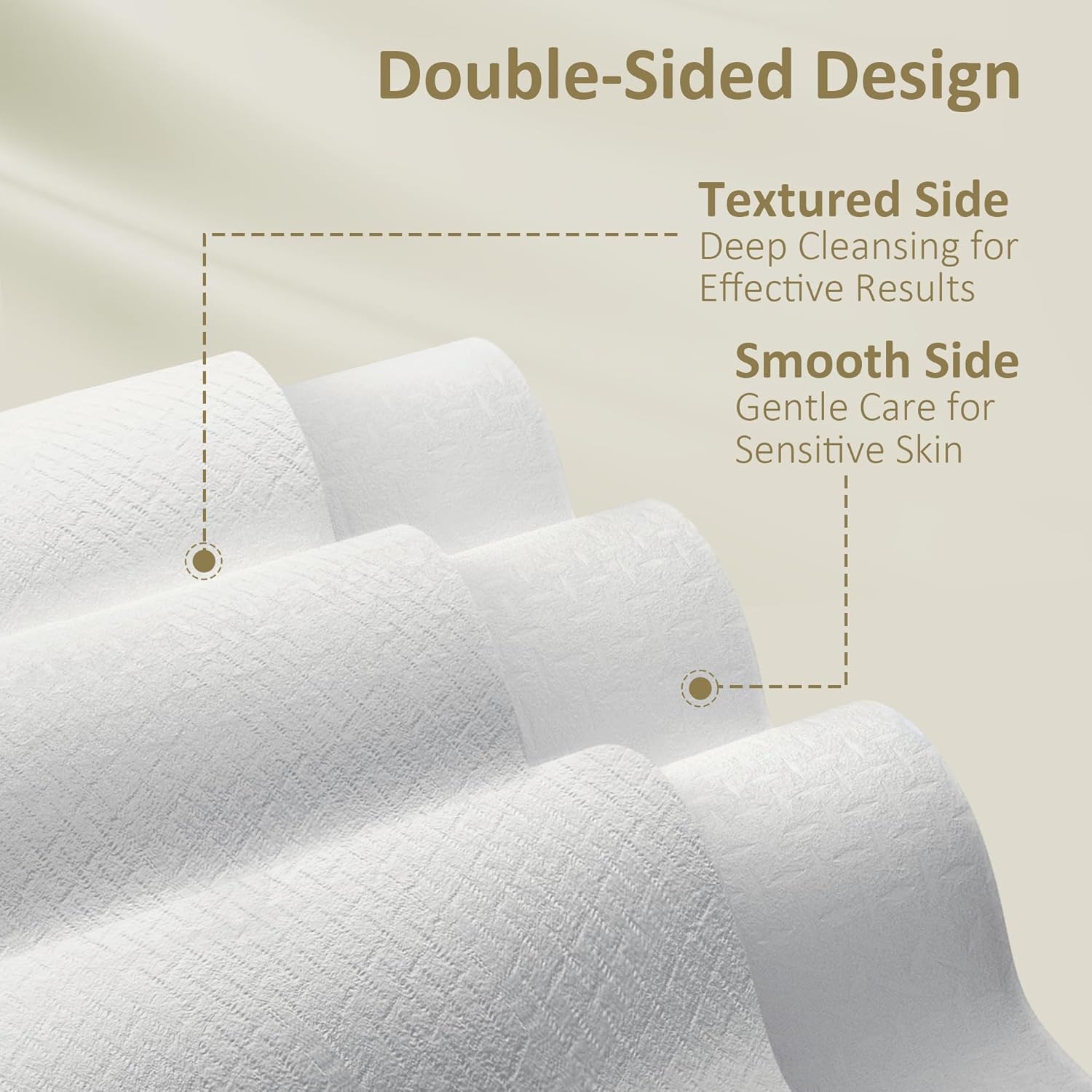 Ourmed Life Extra Large Face Towels 10x79 Biodegradable 60 Count