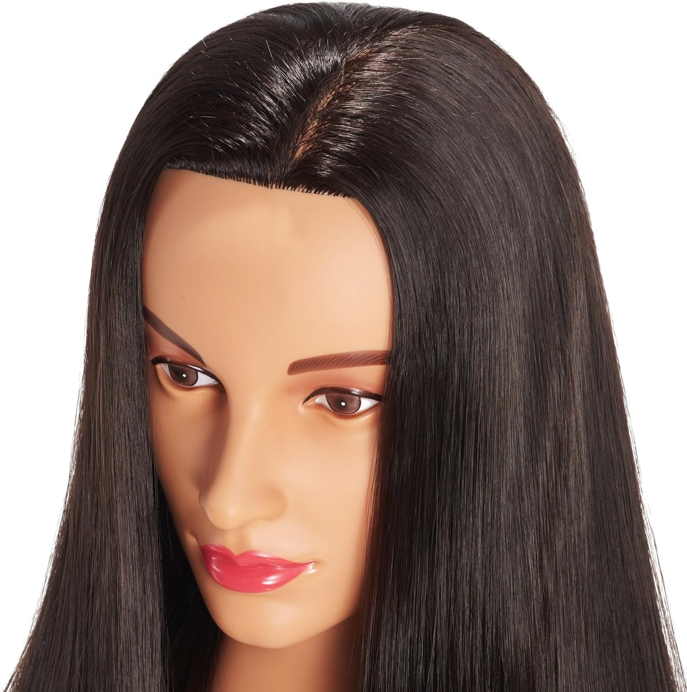 Hairingrid Mannequin Head with Free Clamp Holder Black