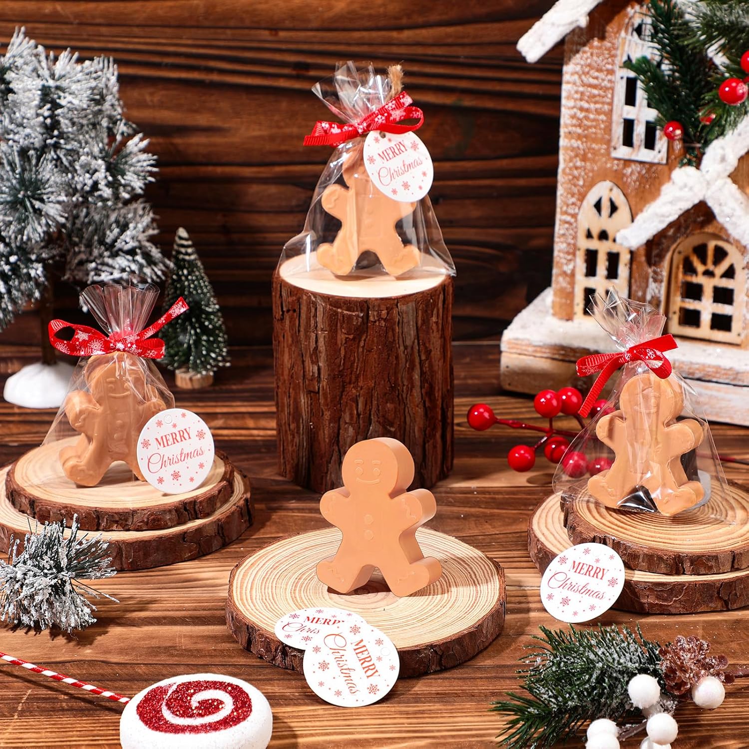 Heigble 30 Set Christmas Soap Bar Gift Set