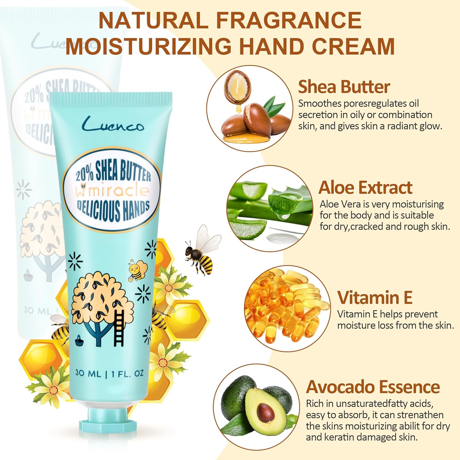 Scented Candle Hand Lotion Gift Set for Women