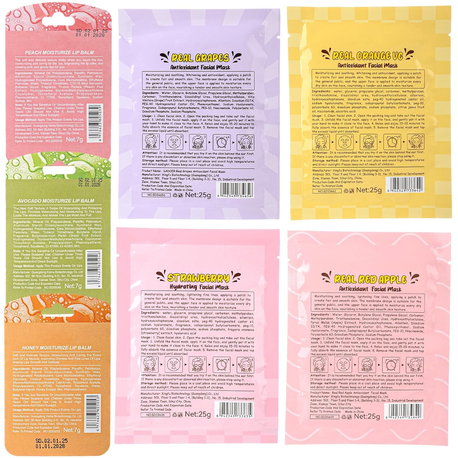 28PCS Spa Party Kit for Girls and Friends