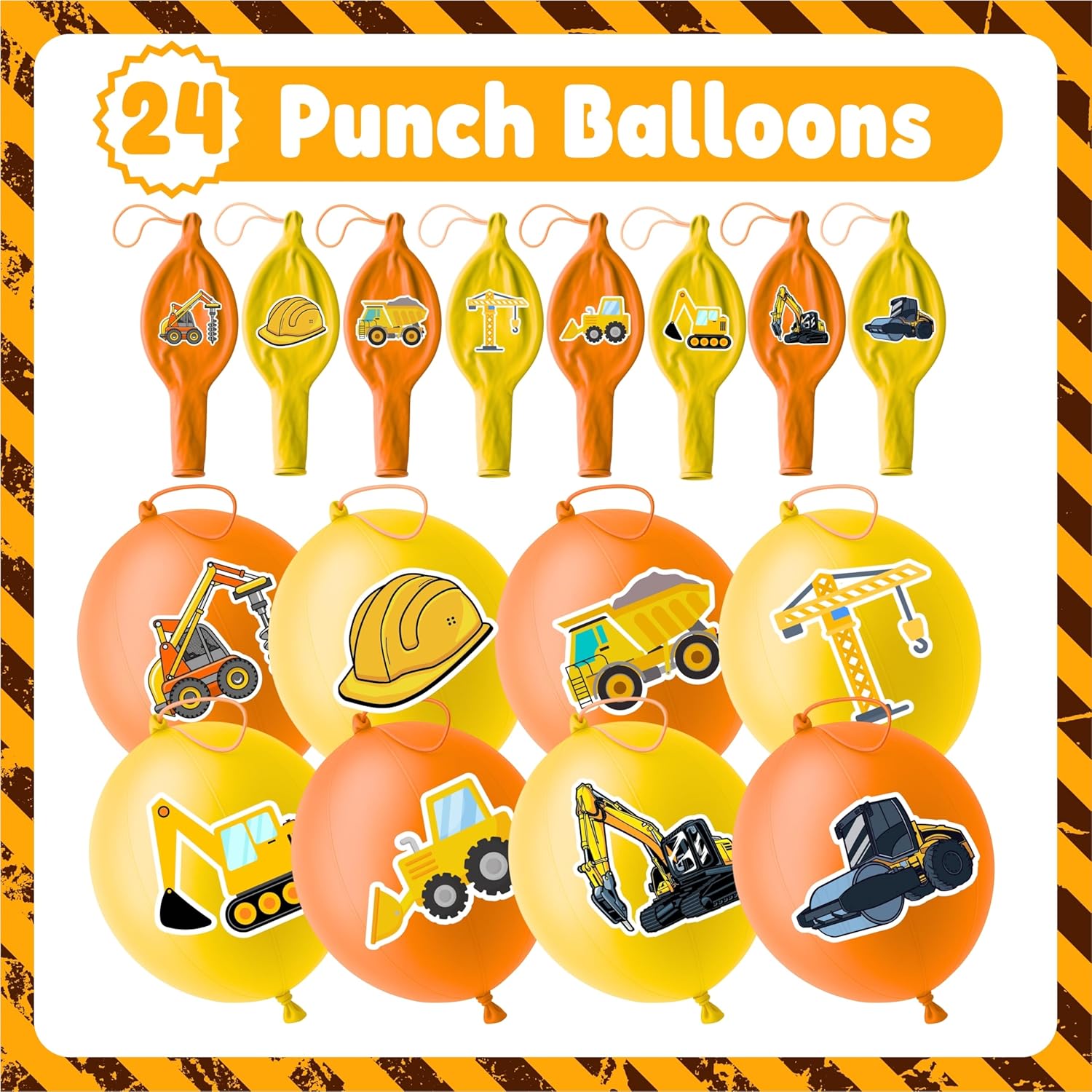 72 Piece Construction Party Favors Combo