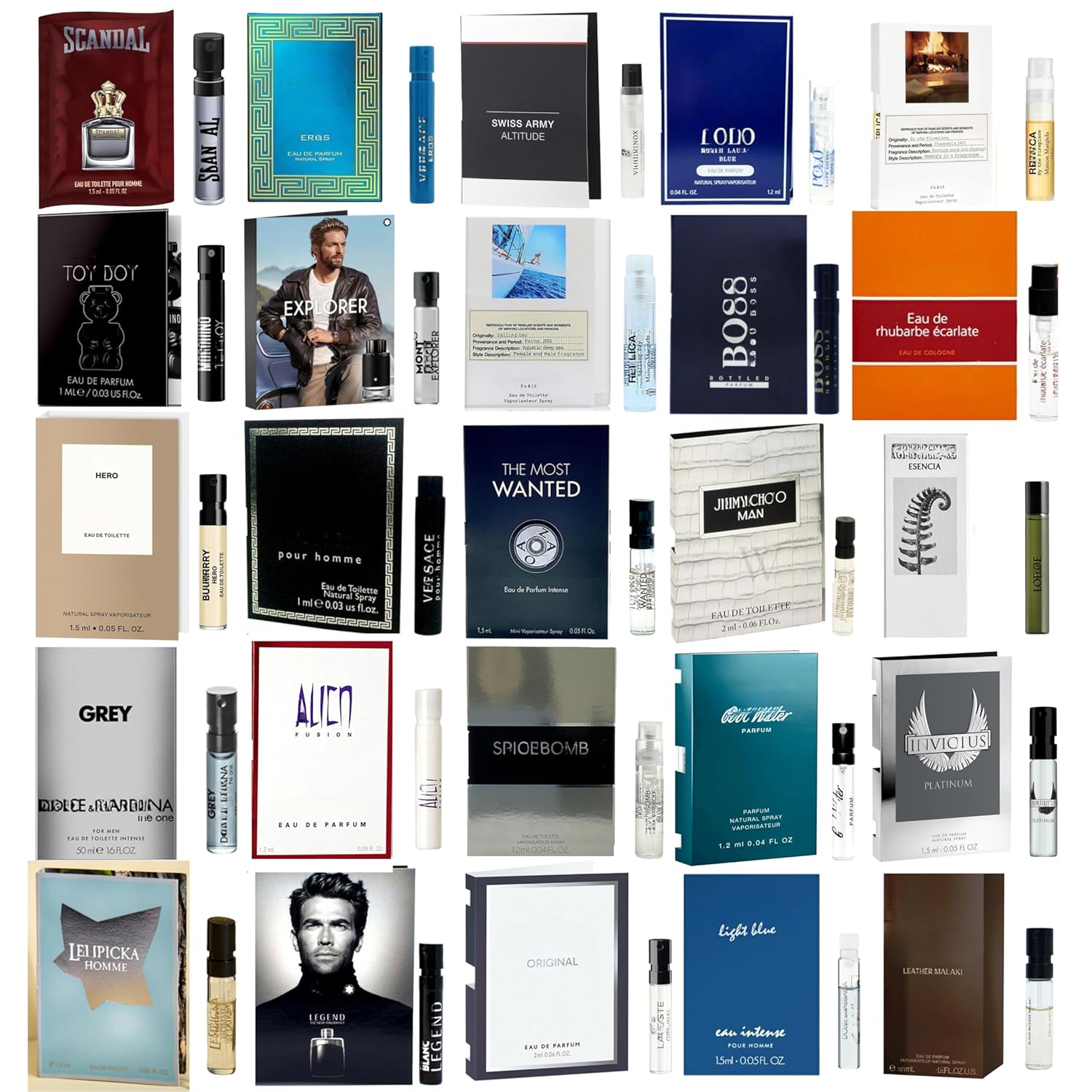 Cologne Samples for Men - 10 Luxury Brands
