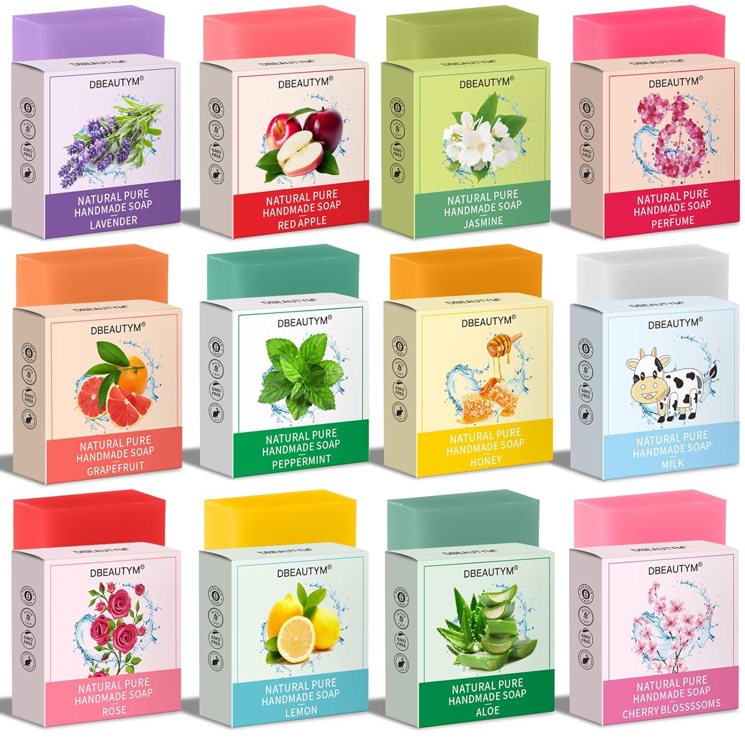 12 Pack Bar Soap Gifts for Women
