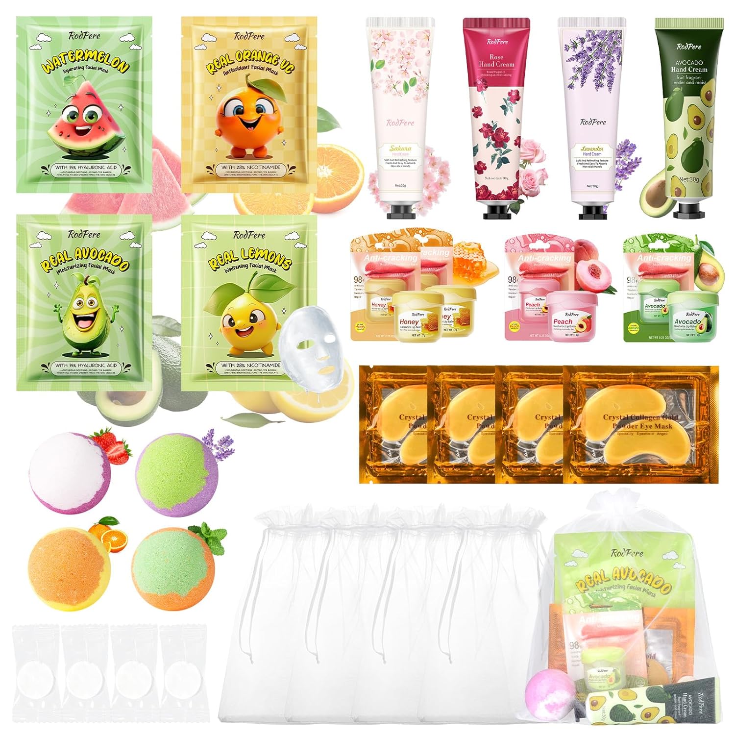 28PCS Spa Party Kit for Girls and Friends