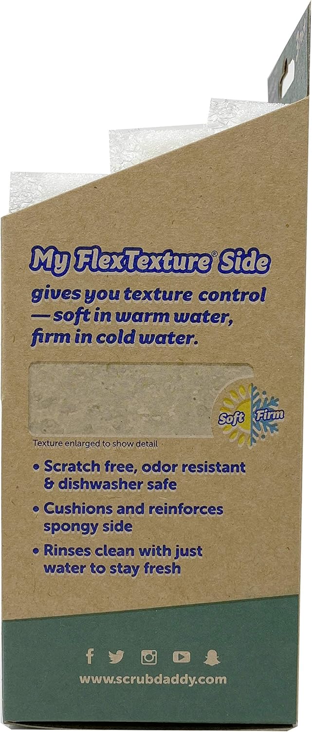 Scrub Daddy Dye Free Sponges 3 Pack