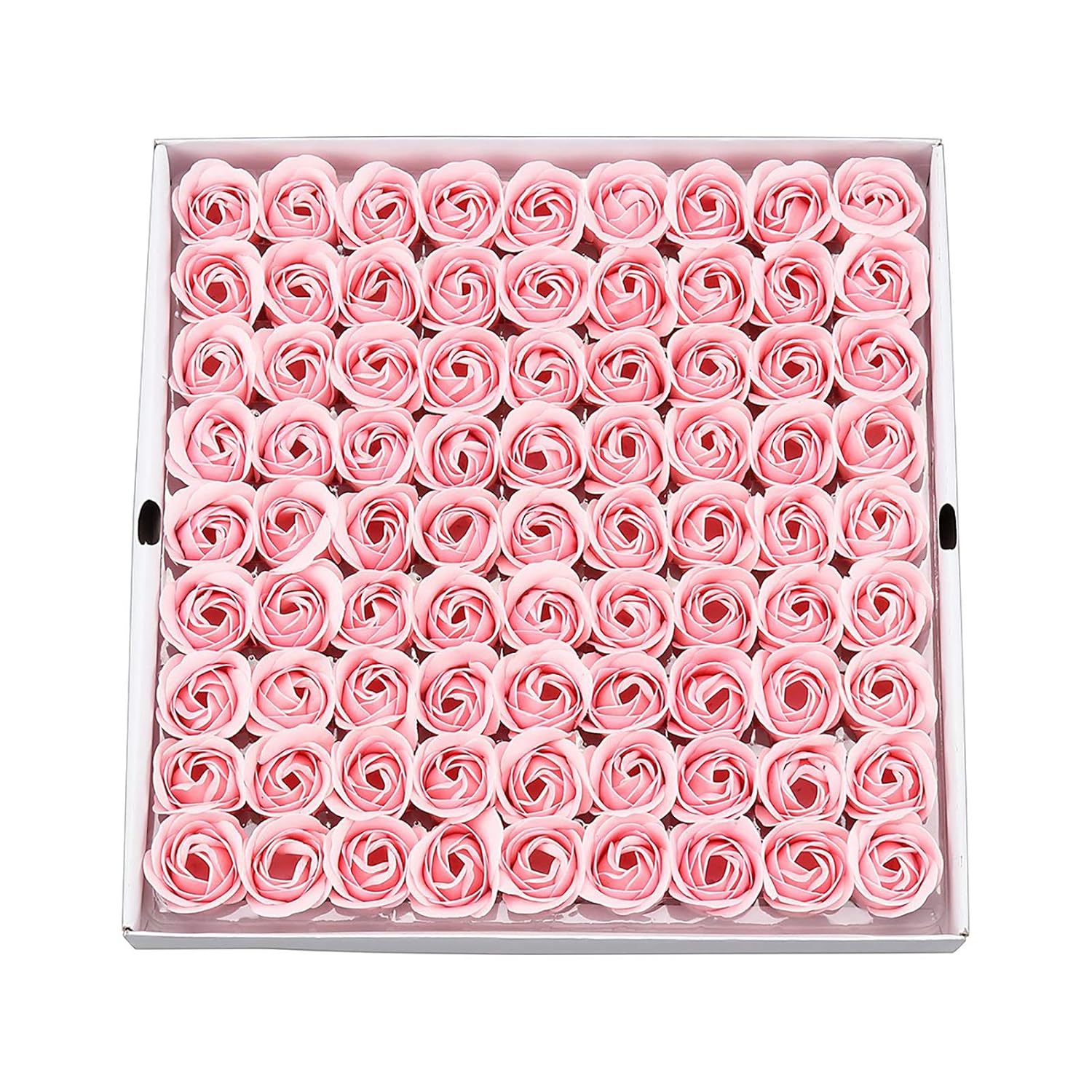 HOUSWEETY 81Pcs Bath Soap Rose Bouquet