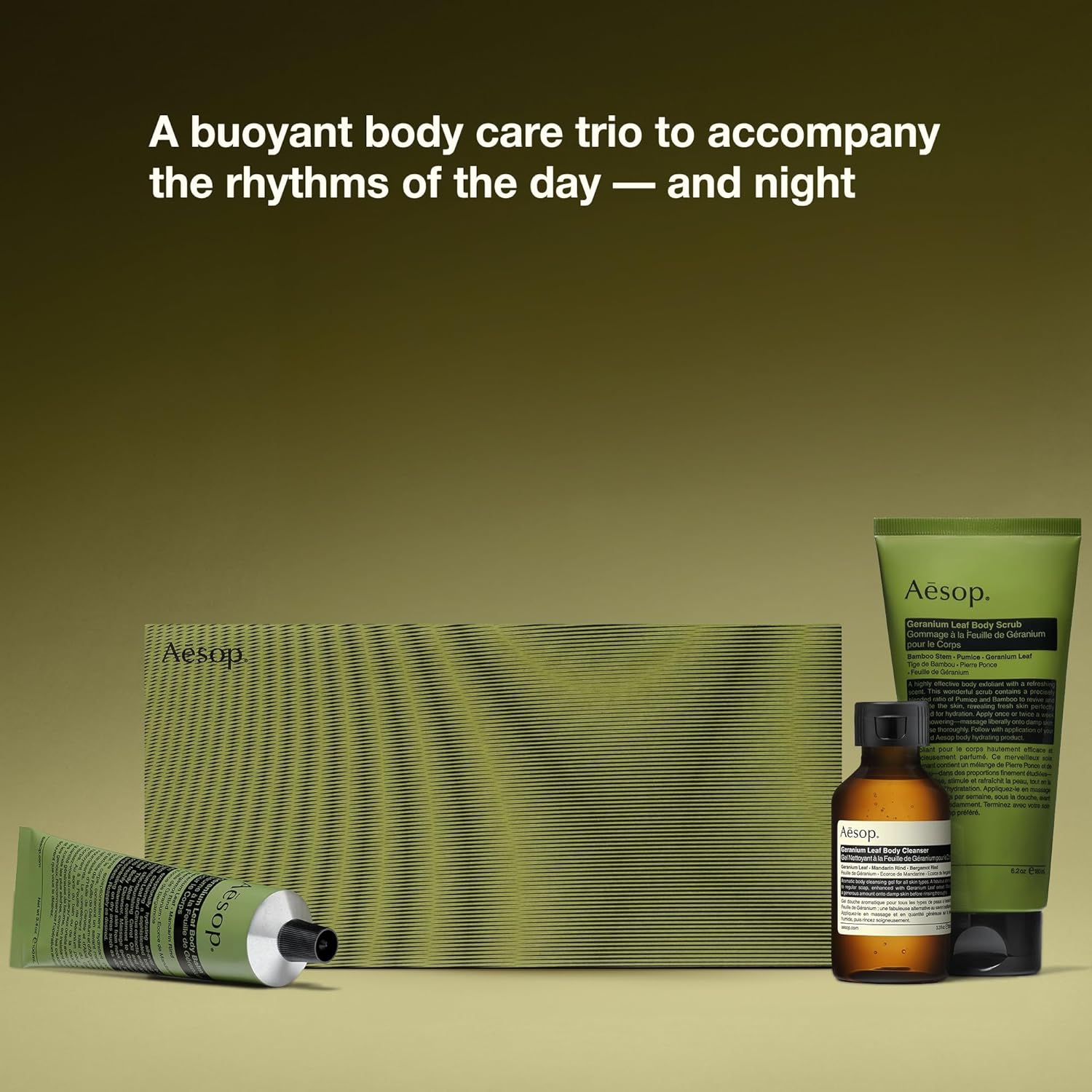 Aesop Geranium Body Care Trio