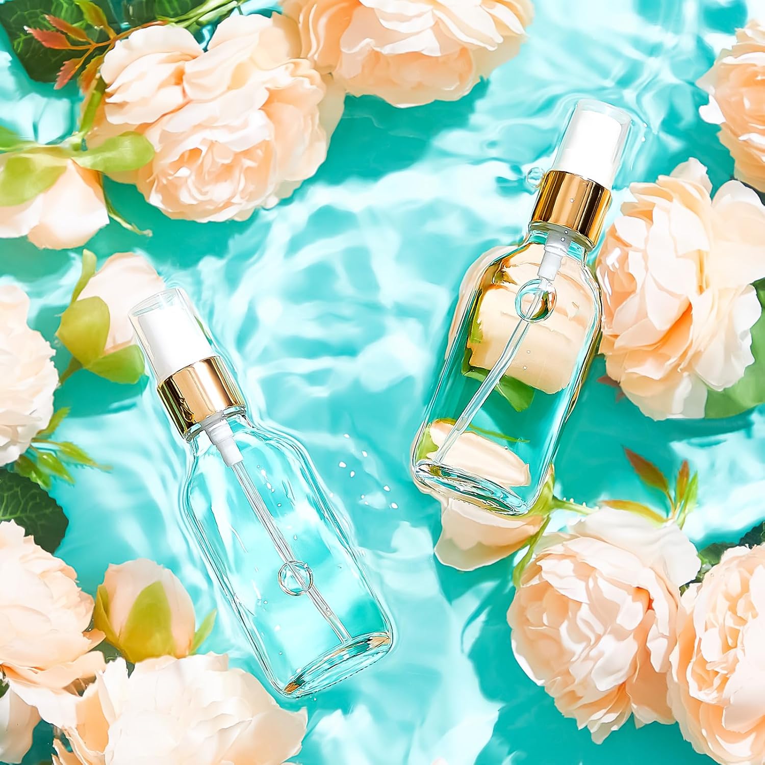 20 Pcs Clear Refillable Spray Bottles for Perfume and Travel