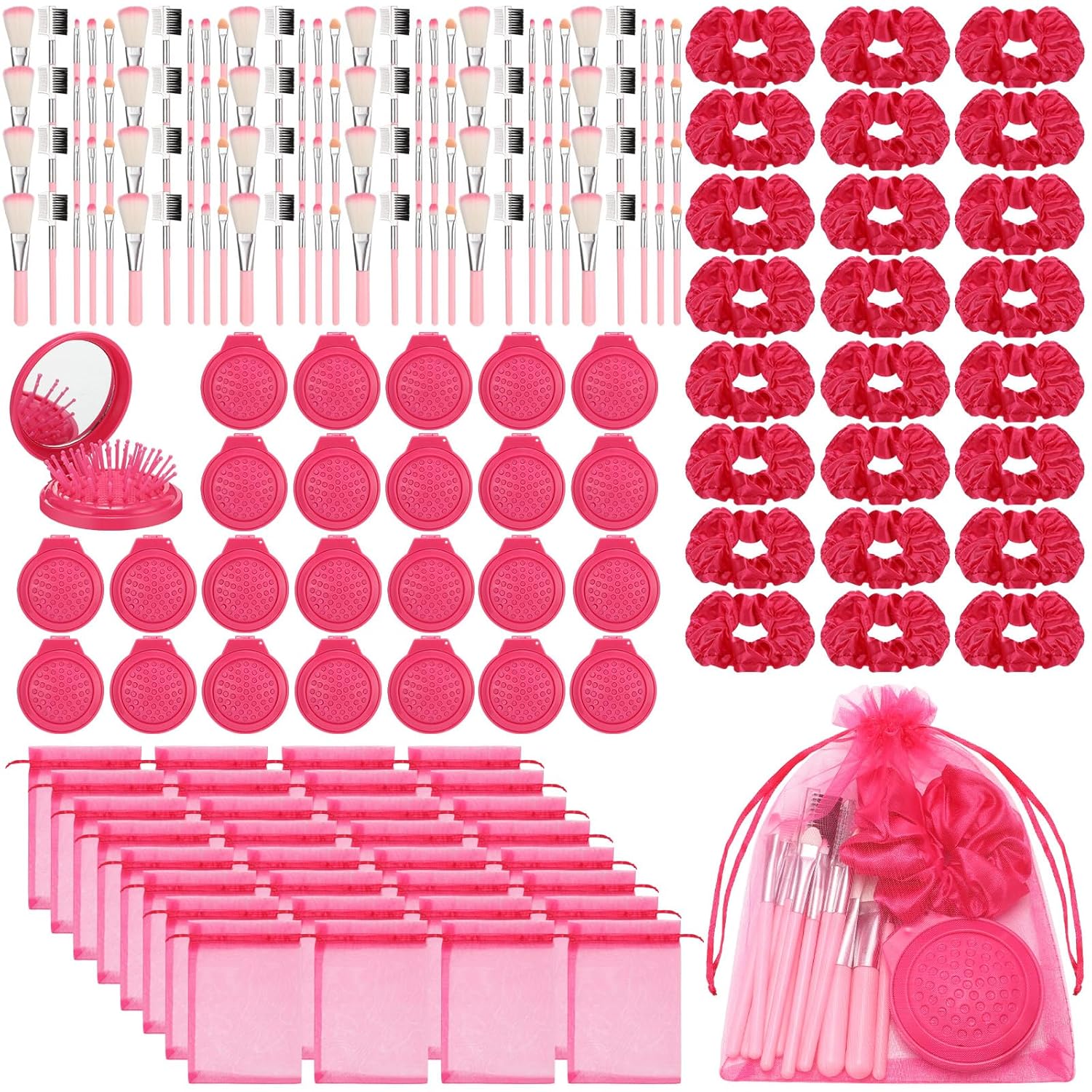 Pink Girl Party Favor Makeup Set 48 Pcs