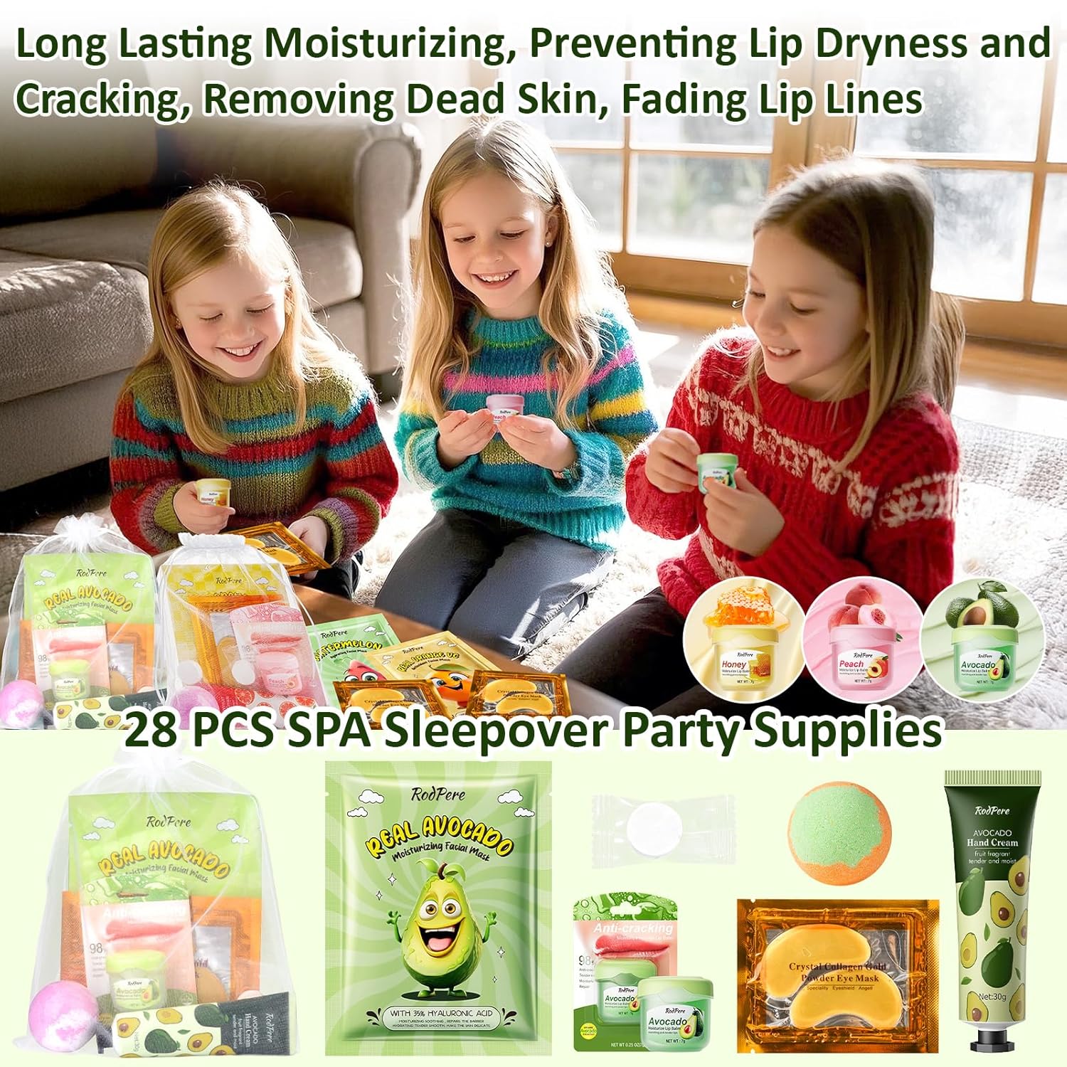 28PCS Spa Party Kit for Girls and Friends