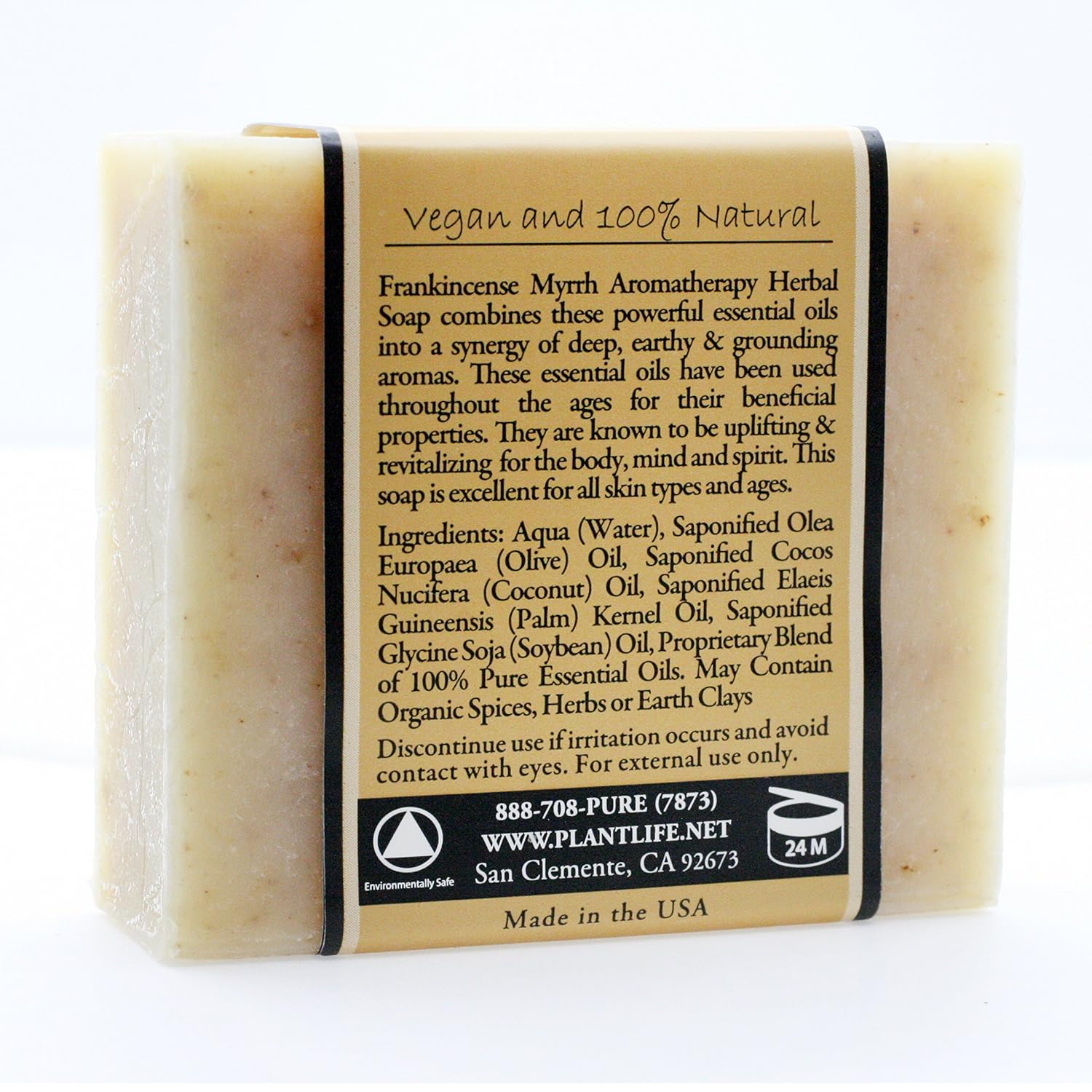 Plantlife Frankincense Myrrh Bar Soap 4oz
