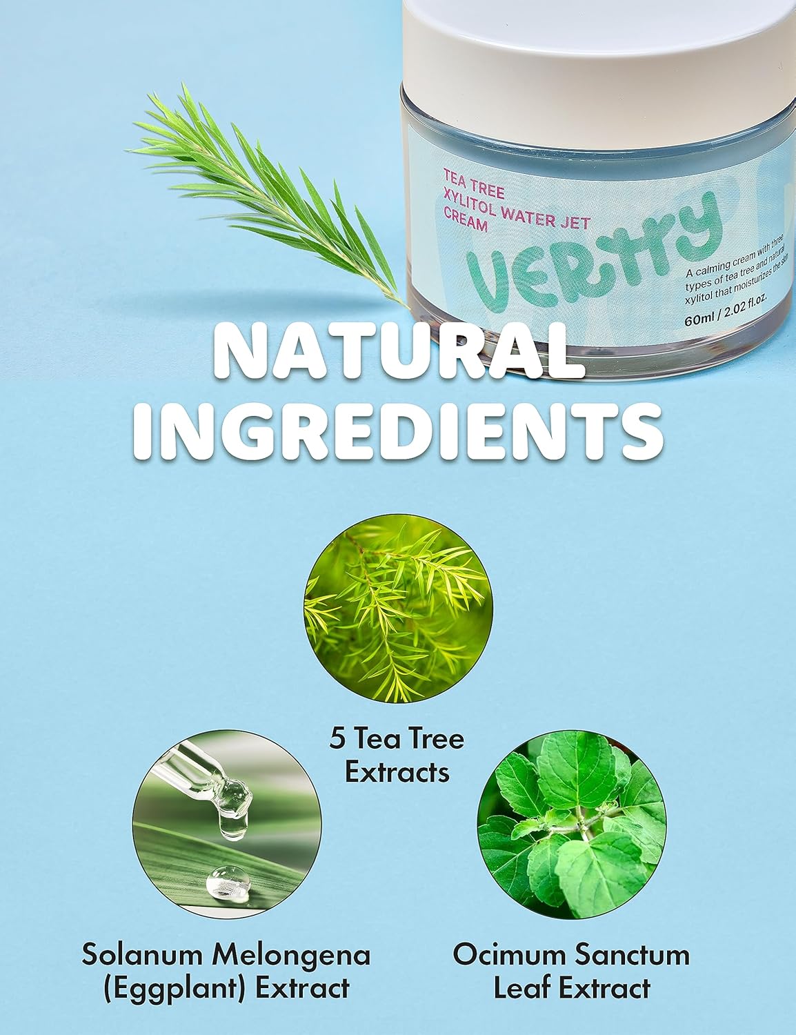 Vertty Tea Tree Xylitol Hydrating Face Cream