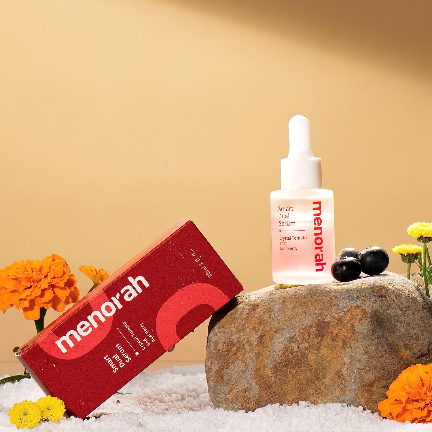 Menorah Smart Dual Serum with Crystal Tomato and Acai Berry